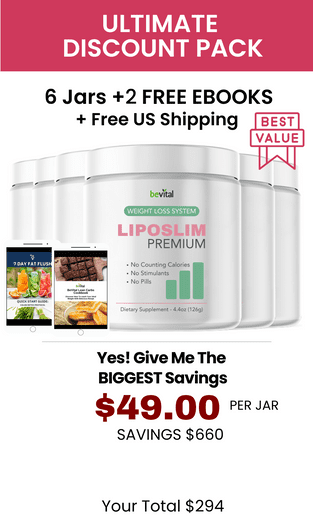 LipoSlim Premium 6 Bottle